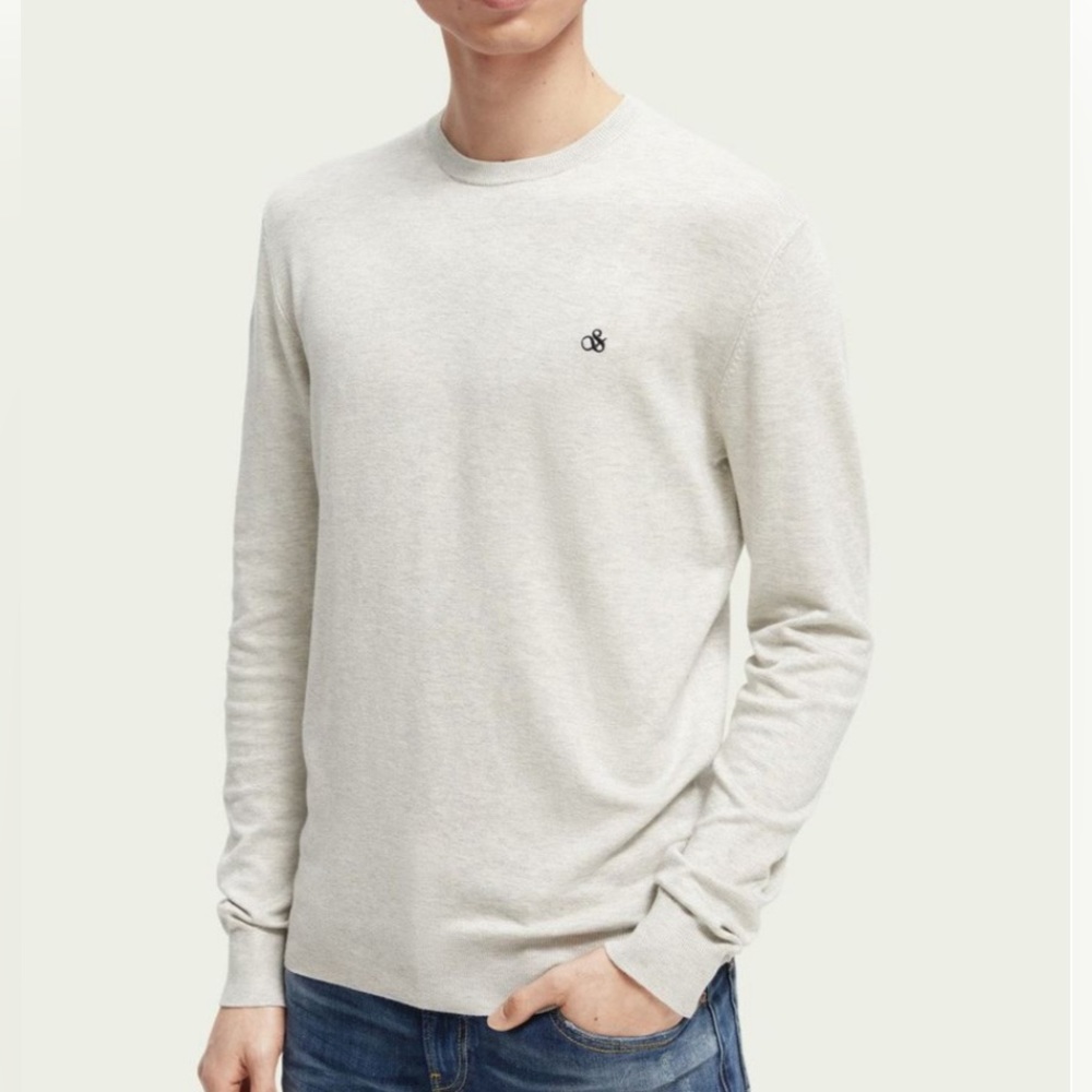 NWT - Scotch & Soda Men’s Classic Crew Neck Sweater - Size XL - Picture 2 of 8
